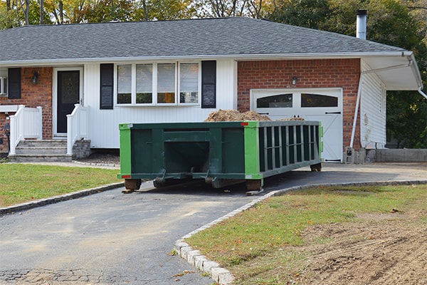 you can rent a residential dumpster for as little as one day or for as long as you need it